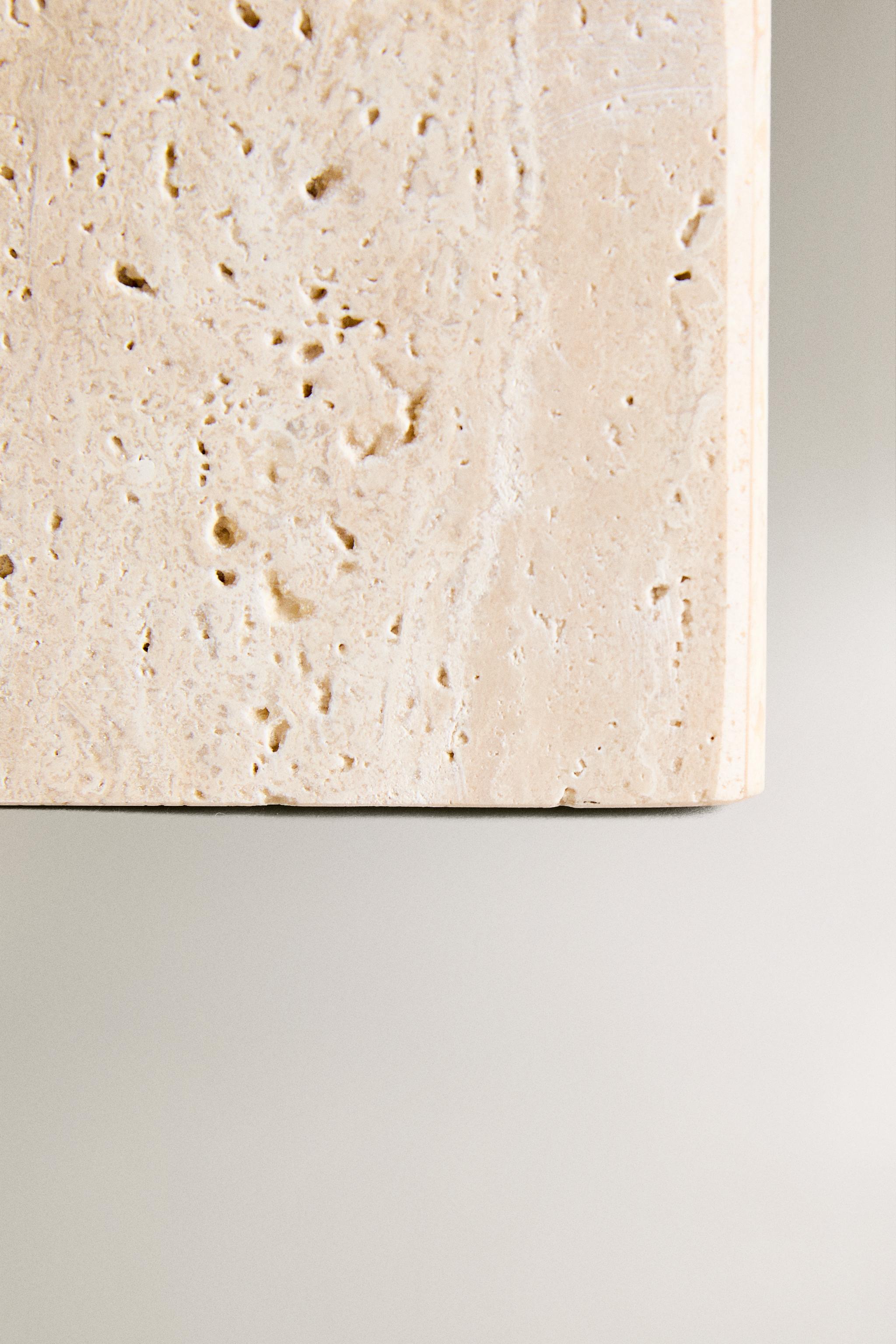 BOÎTE DE RANGEMENT SALLE DE BAIN MARBRE BEIGE